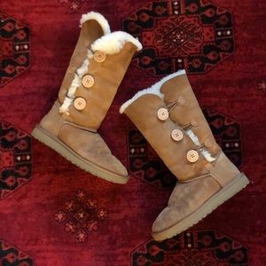 Tall 3-Button Ugg Boots